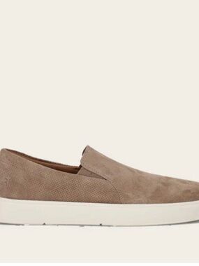 Frye Men's Slip-On Loafers in Taupe Suede
